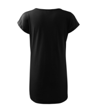 Love 123 Koszulka/sukienka damska czarny