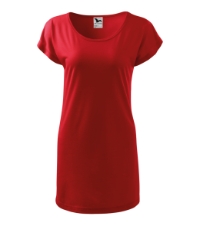 Love 123 Koszulka/sukienka damska czerwony