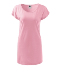 Love 123 Koszulka/sukienka damska rozowy