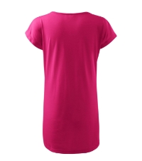 Love 123 Koszulka/sukienka damska czerwien_purpurowa