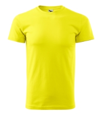 Basic 129 Koszulka męska cytrynowy