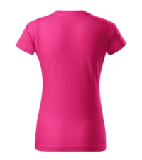Basic 134 Koszulka damska czerwien_purpurowa