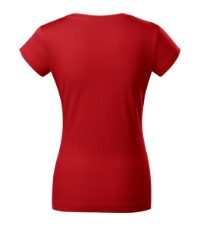 Fit V-neck 162 Koszulka damska czerwony