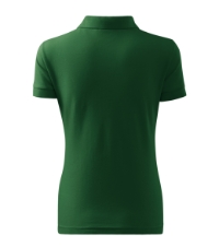 Cotton 213 Koszulka polo damska zieleń butelkowa
