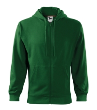 Trendy Zipper 410 Bluza męska zielen_butelkowa