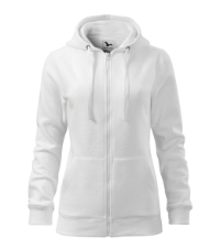 Trendy Zipper 411 Bluza damska biały