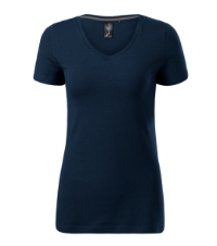 Action V-neck 701 Koszulka damska granatowy