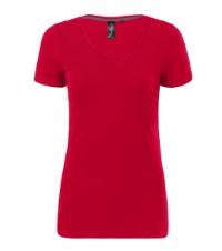 Action V-neck 701 Koszulka damska formula_red