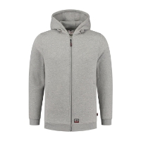 Hooded Sweat Jacket Washable 60°C T44 Bluza unisex grey_melange