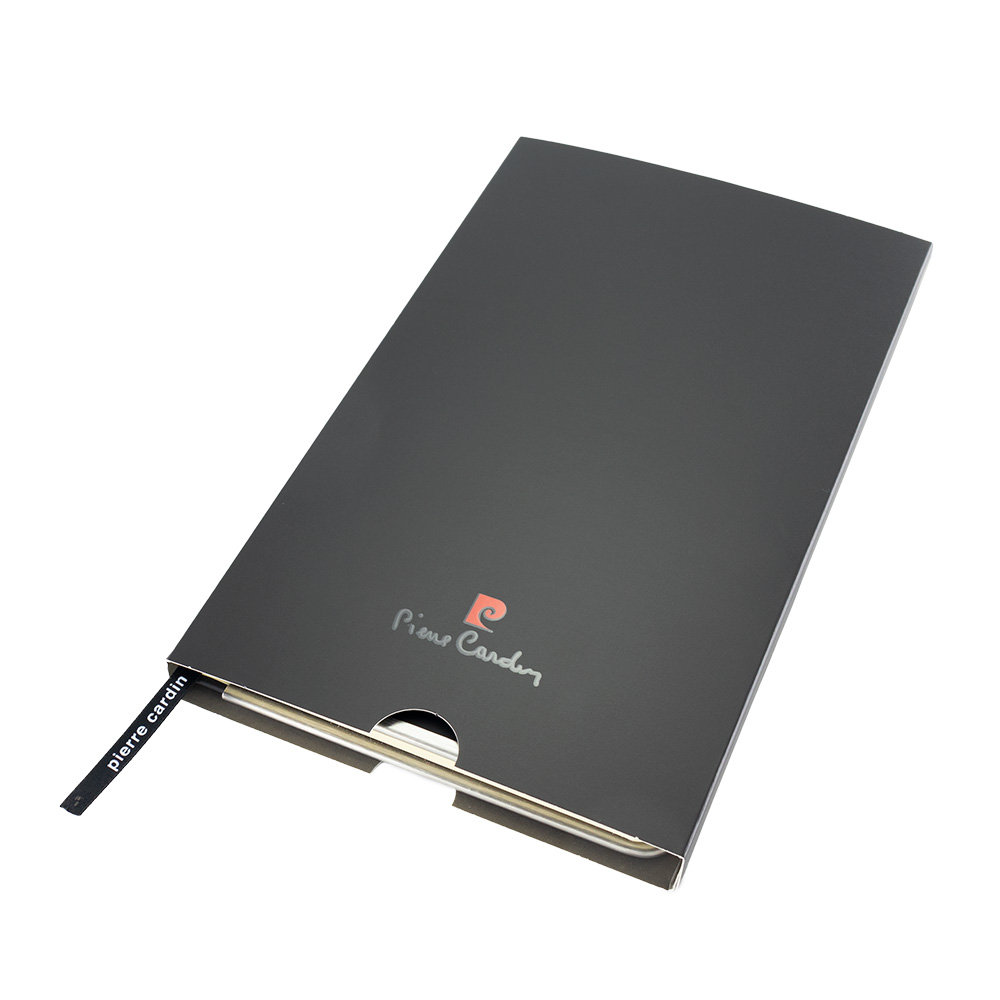 Notes Pierre Cardin Highscribe A5 z metalowymi krawędziami