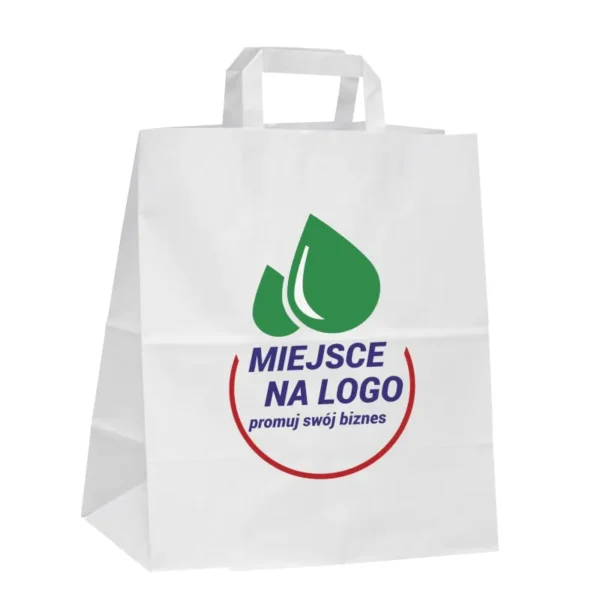 Ekologiczna torba papierowa z nadrukiem