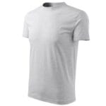 Classic 101 Koszulka unisex Jasnoszary melanż - 03