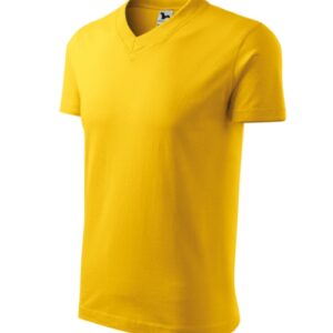 V-neck 102 Koszulka unisex Żółty - 04