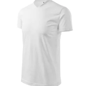 Heavy V-neck 111 Koszulka unisex Biały - 00