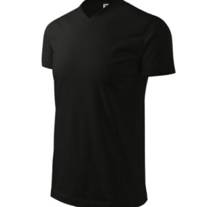 Heavy V-neck 111 Koszulka unisex Czarny - 01
