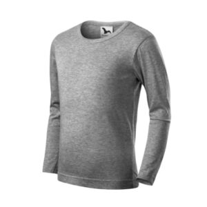 Fit-T LS 121 Koszulka dziecięca Ciemnoszary melanż - 12