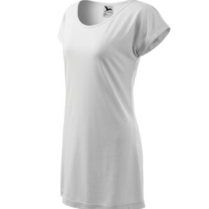 Love 123 Koszulka/sukienka damska Biały - 00