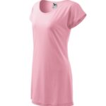 Love 123 Koszulka/sukienka damska Różowy - 30