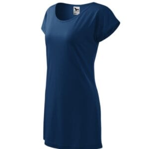 Love 123 Koszulka/sukienka damska Ciemnoniebieski - 87