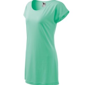 Love 123 Koszulka/sukienka damska Miętowy - 95