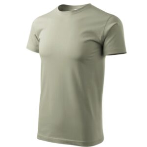 Basic 129 Koszulka męska Jasny khaki - 28