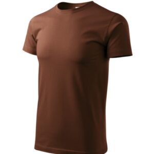 Basic 129 Koszulka męska Czekoladowy - 38