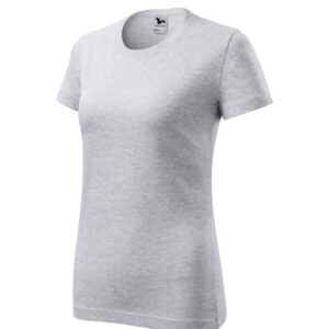 Classic New 133 Koszulka damska Jasnoszary melanż - 03