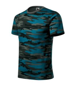 Camouflage 144 Koszulka unisex Camouflage petrol - C1