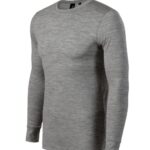 Merino Rise LS 159 Koszulka męska Ciemnoszary melanż - 12