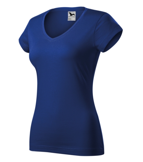 Fit V-neck 162 Koszulka damska Chabrowy - 05