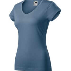 Fit V-neck 162 Koszulka damska Denim - 60