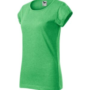 Fusion 164 Koszulka damska Zielony melanż - M6