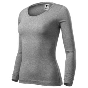 Fit-T LS 169 Koszulka damska Ciemnoszary melanż - 12