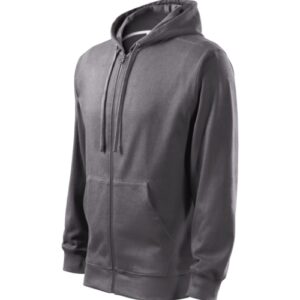 Trendy Zipper 410 Bluza męska Stalowy - 36