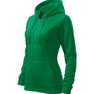 Trendy Zipper 411 Bluza damska Zieleń trawy - 16