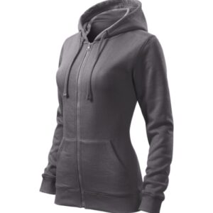 Trendy Zipper 411 Bluza damska Stalowy - 36