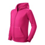 Trendy Zipper 412 Bluza dziecięca Czerwień purpurowa - 40