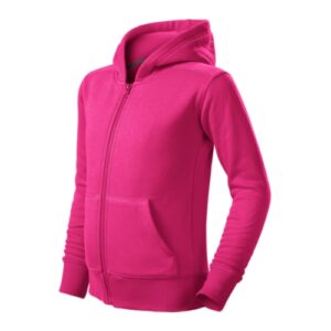 Trendy Zipper 412 Bluza dziecięca Czerwień purpurowa - 40