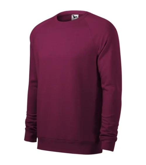 Merger 415 Bluza męska Red plum melanż - M8
