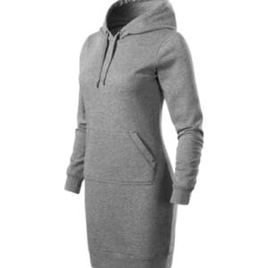 Snap 419 Sukienka damskie Ciemnoszary melanż - 12