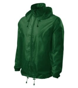 Windy 524 Wiatrówka unisex Zieleń butelkowa - 06