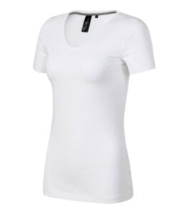 Action V-neck 701 Koszulka damska Biały - 00
