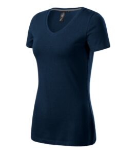 Action V-neck 701 Koszulka damska Granatowy - 02