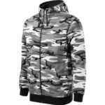 Camo Zipper C19 Bluza męska Camouflage gray - 32