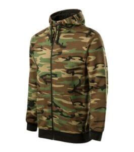 Camo Zipper C19 Bluza męska Camouflage brown - 33