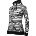 Camo Zipper C20 Bluza damska Camouflage gray - 32