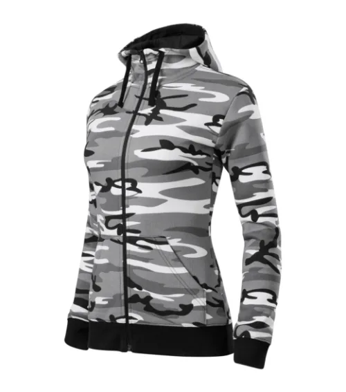 Camo Zipper C20 Bluza damska Camouflage gray - 32