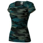 Camo Pure C22 Koszulka damska Camouflage petrol - C1