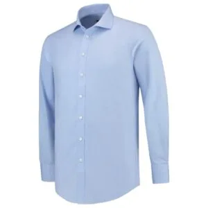 Fitted Shirt T21 Koszula męska Blue - TC