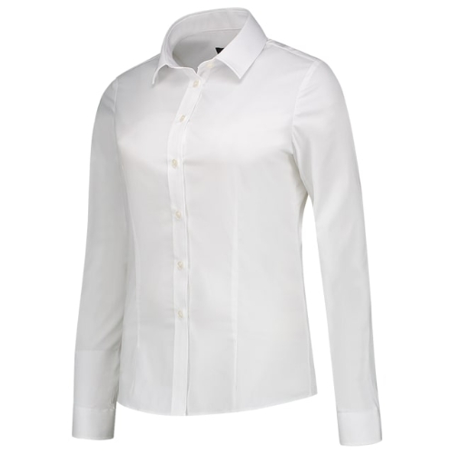 Fitted Stretch Blouse T24 Koszula damska Biały - T0